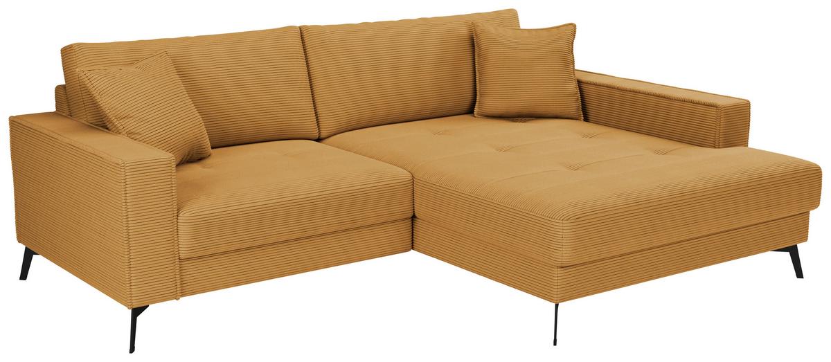 Coltar TED - galben muștar, Trend, textil (228/174cm) - Modern Living