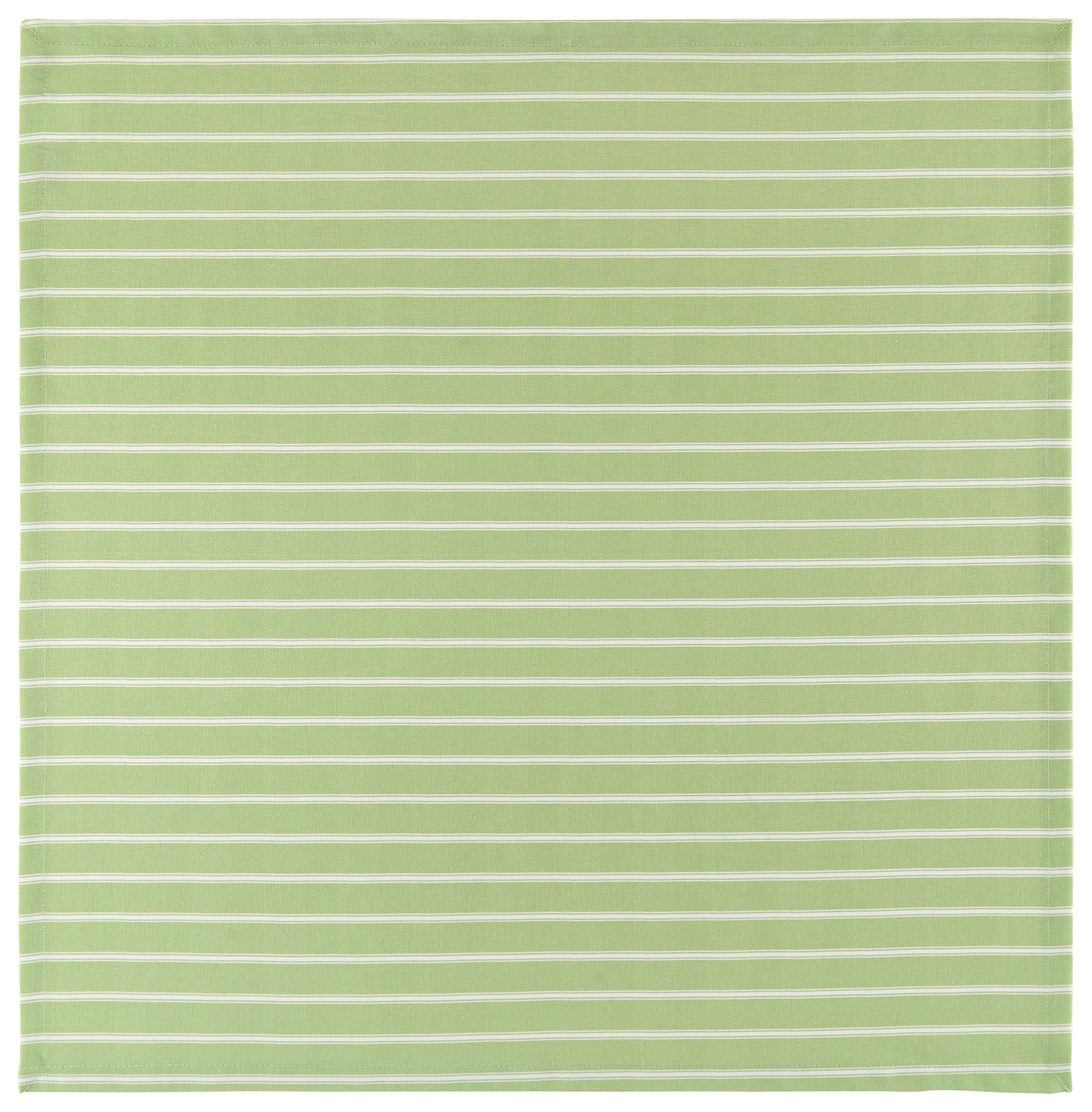 Față de masă Streffi - alb/verde, Konventionell, textil (80/80cm) - Mary's