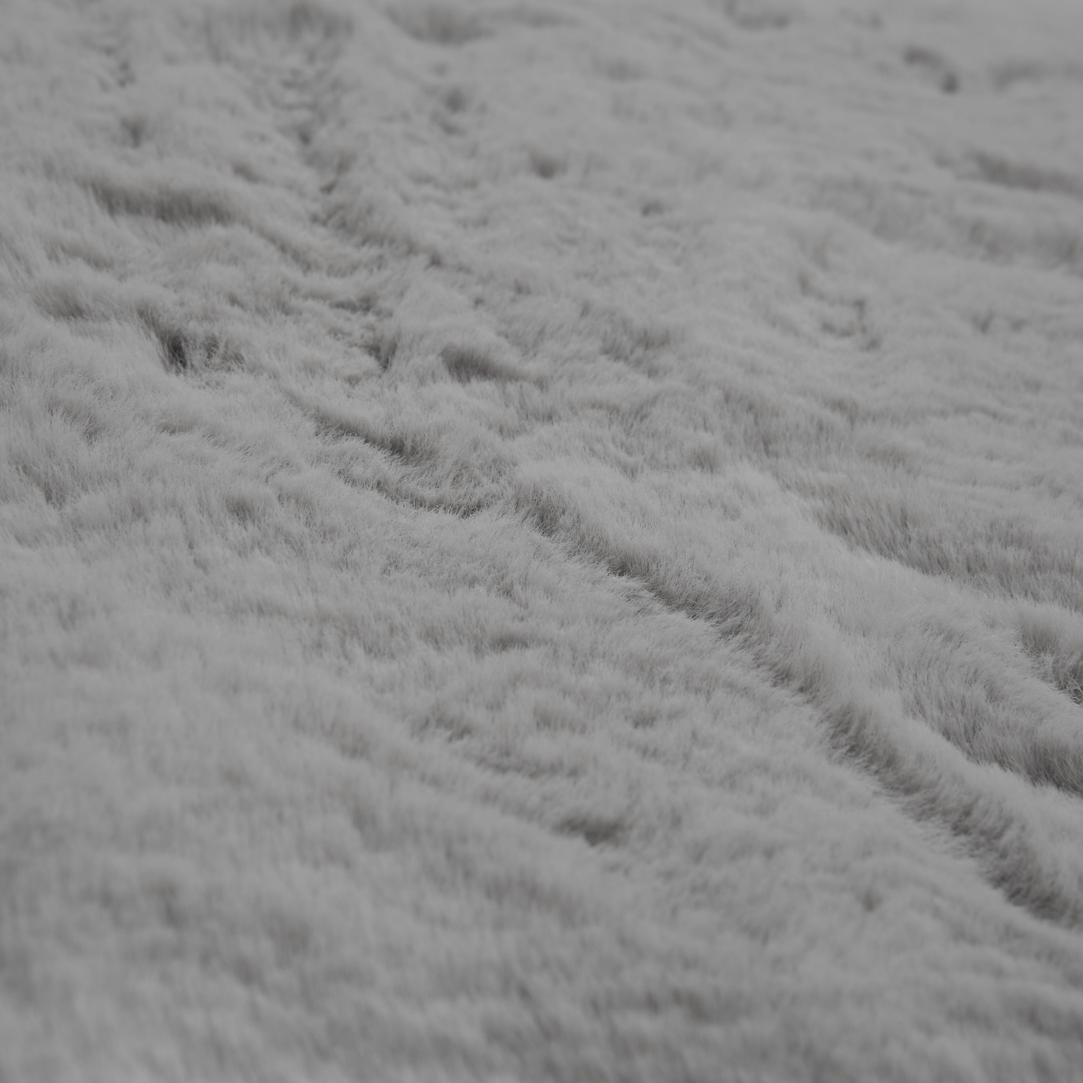 VÄVD MATTA FUZZY 1 - grå, Modern, textil (80/150cm) - Mömax