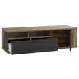 Element Tv Lacjum - culoare lemn stejar, Modern, plastic/compozit lemnos (161,5/46,7/52,3cm) Element Tv Lacjum - culoare lemn stejar, Modern, plastic/compozit lemnos (161,5/46,7/52,3cm)