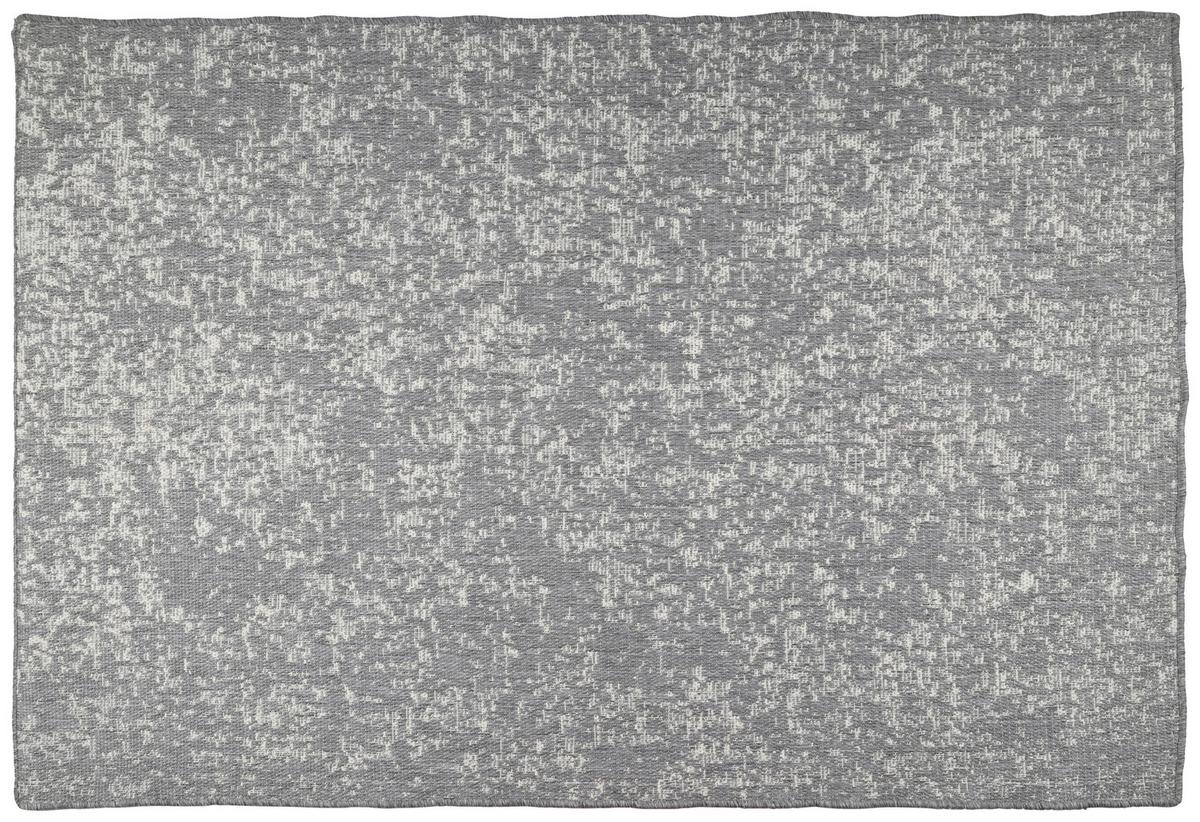 Outdoorteppich Viento Grau/Weiß ca. 120x170 cm - Grau, MODERN, Textil (120/170cm) - Bessagi Garden