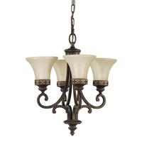 Csillár Fe-Drawing-Room4 - diószínű, Natur, üveg/fém (45.7/62.5cm) - Elstead Lighting