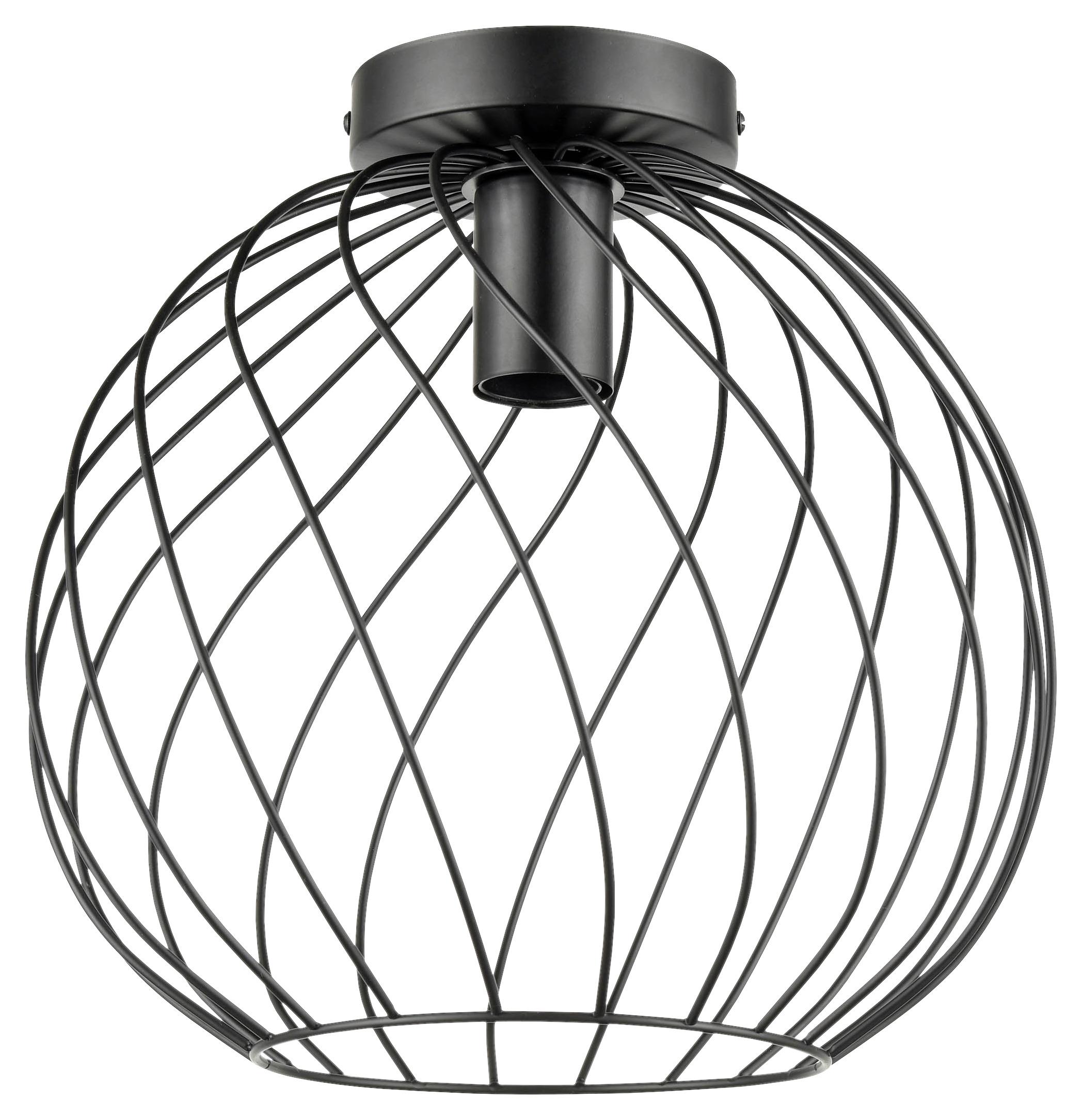 Mennyezeti Lámpa Ottula - Fekete, modern, Fém (30/29cm) - Modern Living
