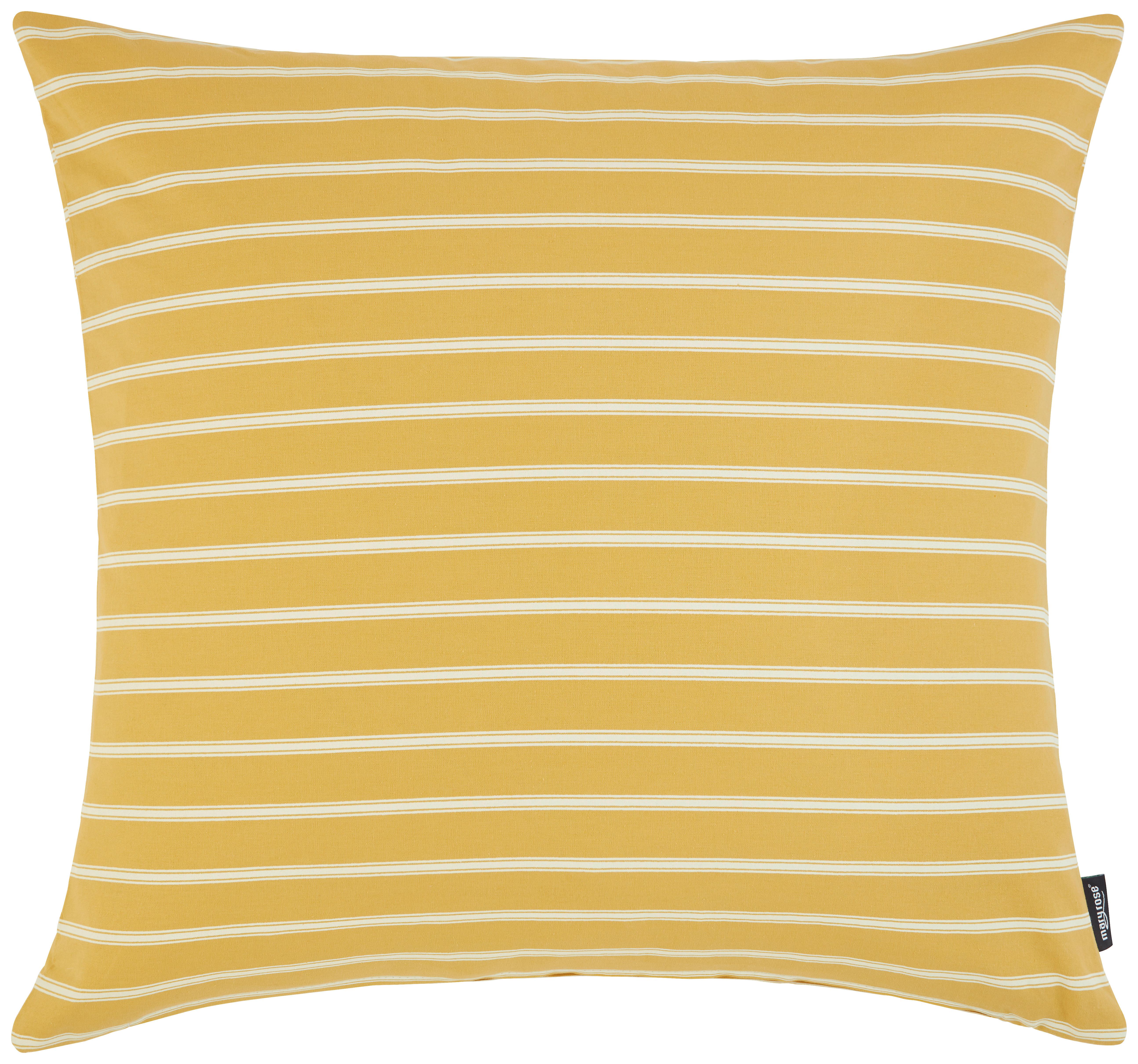 Zierkissen Gabrielle in Gelb ca. 50x50cm - Gelb, MODERN, Textil (50/50cm) - Mary's