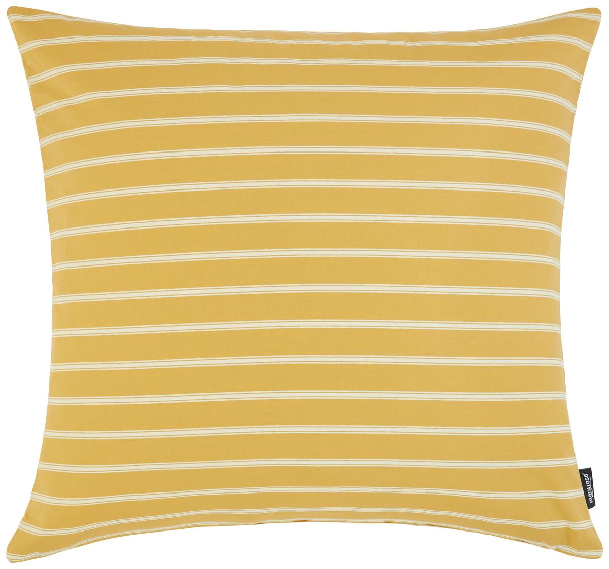 Zierkissen Gabrielle in Gelb ca. 50x50cm - Gelb, MODERN, Textil (50/50cm) - Mary's