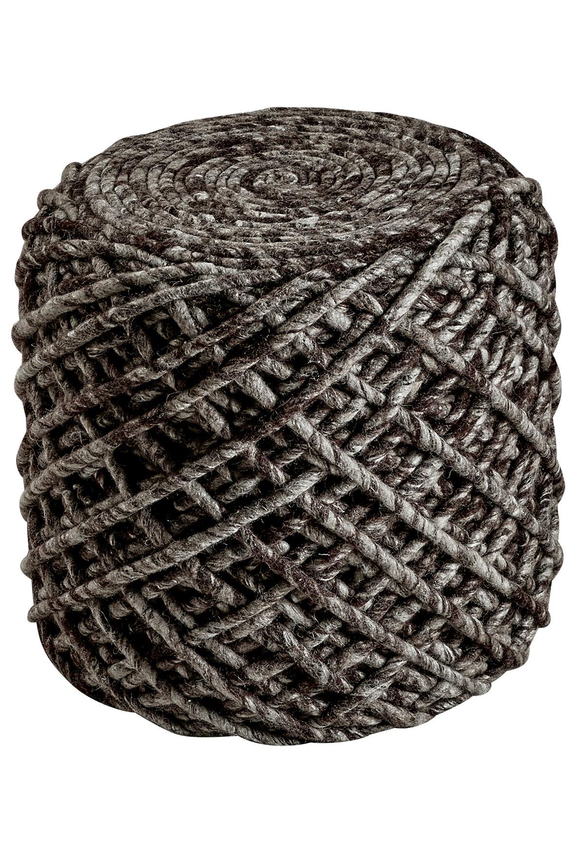 POUF POUF ROYAL - Cappuccino, Trend, Textil (40/40cm) - Novel