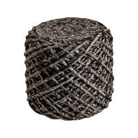POUF POUF ROYAL - Cappuccino, Trend, Textil (40/40cm) - Novel
