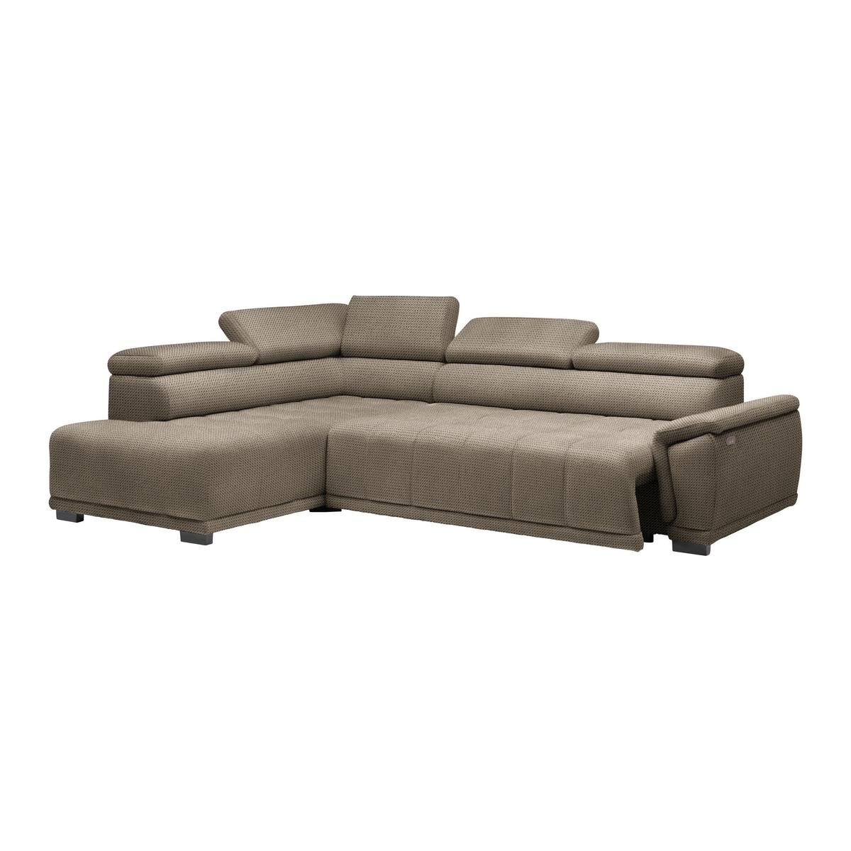 Kutna Garnitura Gremio - bež/crna, Moderno, tekstil/plastika (206/283cm) - Modern Living