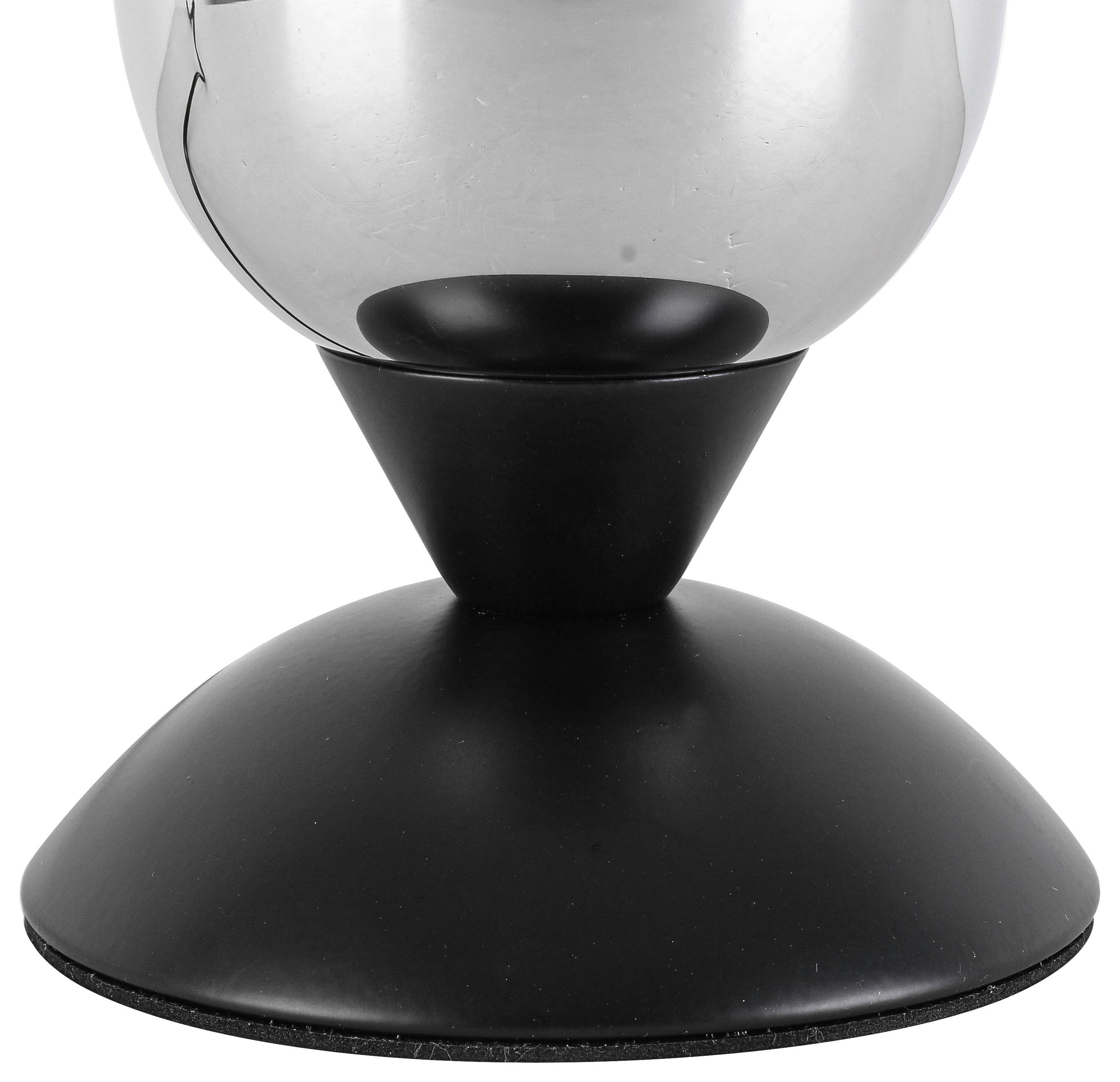 BORDSLAMPA BLACKO - kromfärg/svart, Modern, metall/glas (12,5/18cm) - Modern Living