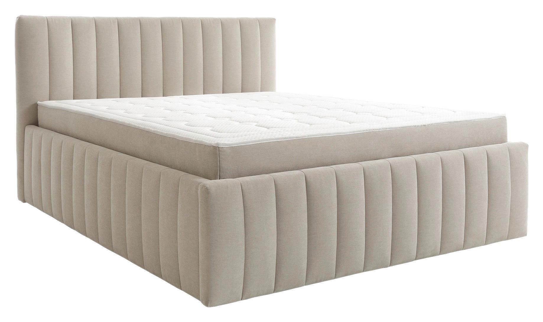 Polsterbett Orinoco Beige ca. 180x200cm - Beige, MODERN, Holz/Holzwerkstoff (180/200cm) - Mömax