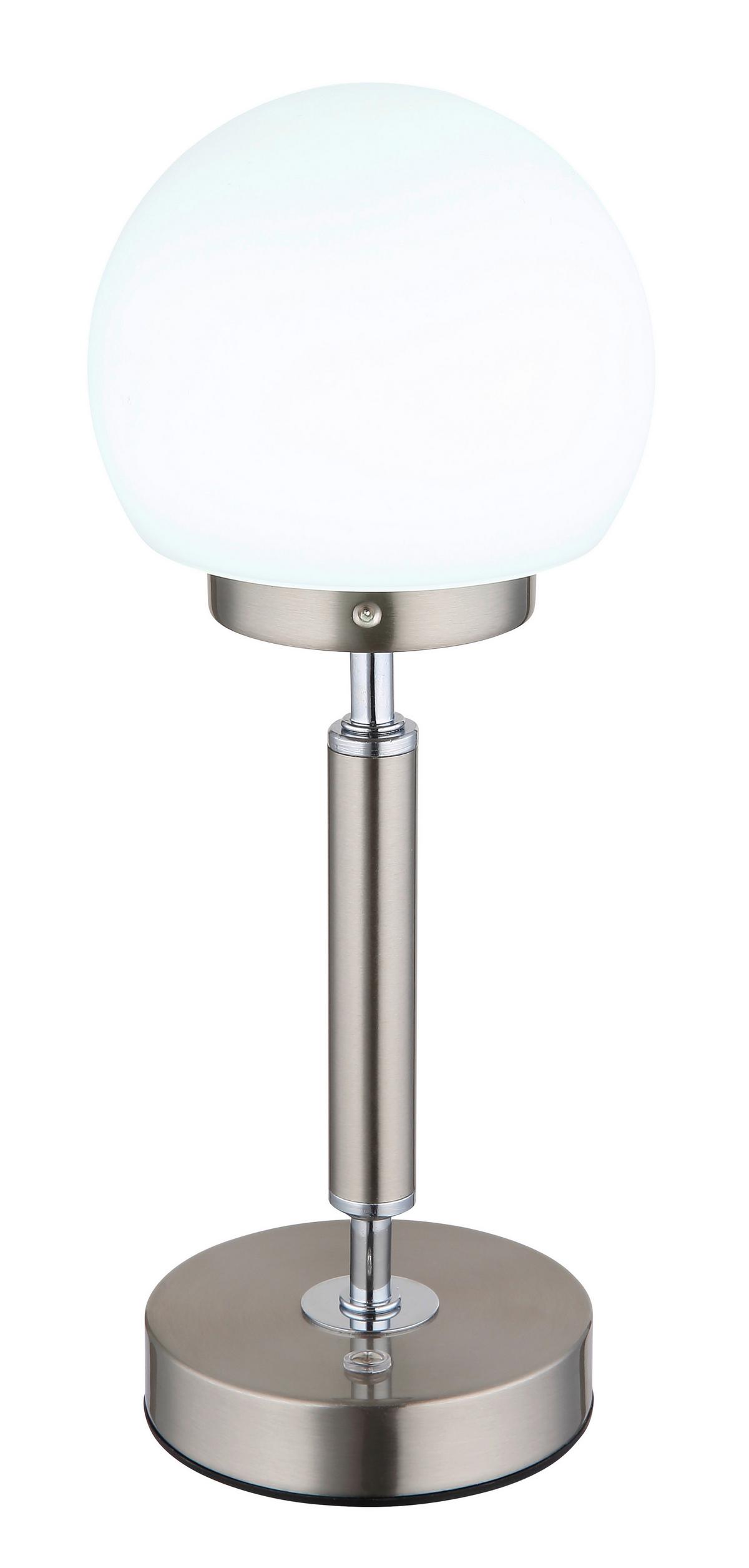 LED-TISCHLEUCHTE 21033N - Weiss/Opal, Basics, Glas/Kunststoff (11,5/28,5cm) - Globo
