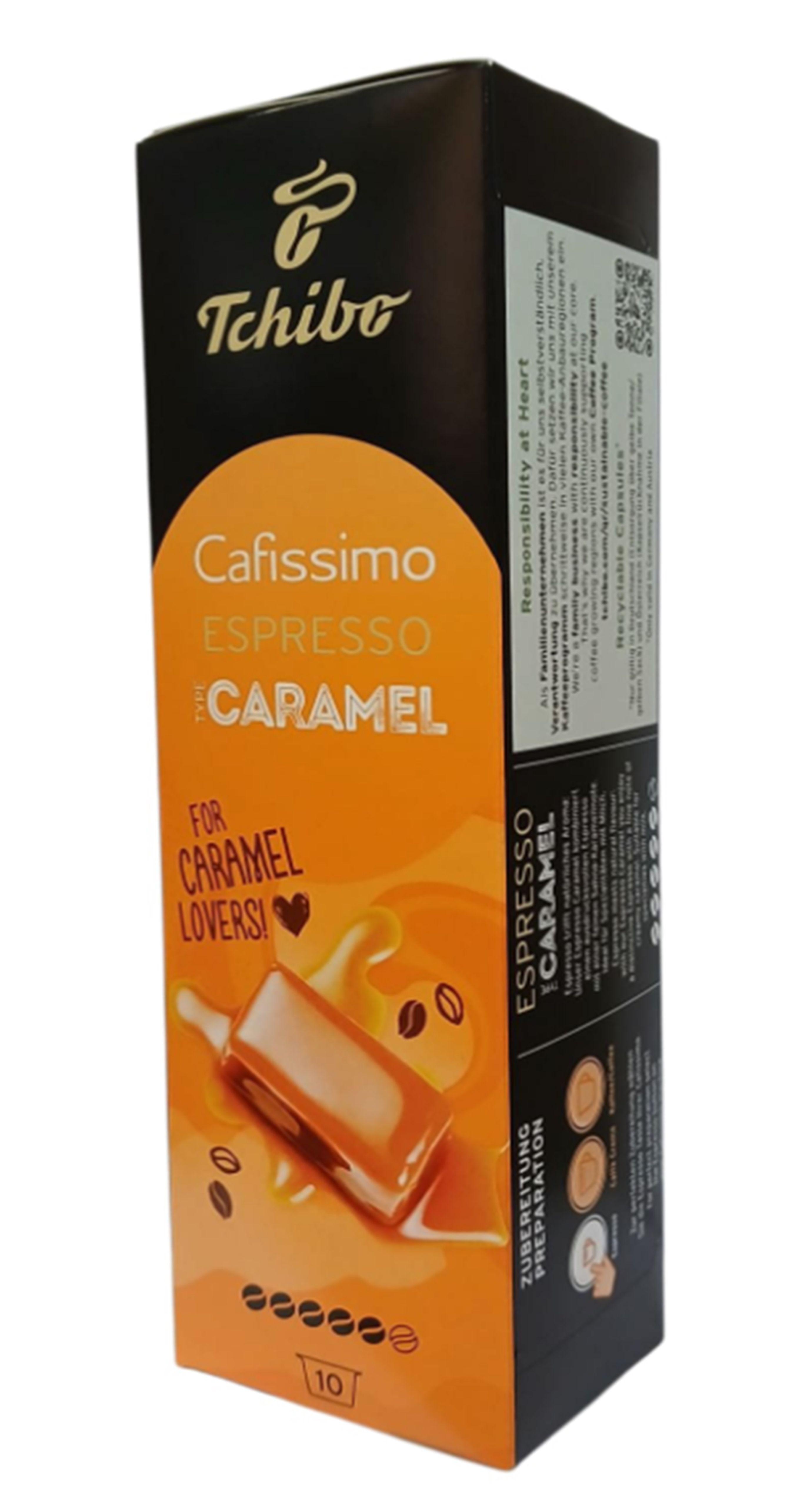 Kávékapszula Tchibo Espresso Karamell - borostyánszínű, papír (0,075kg)