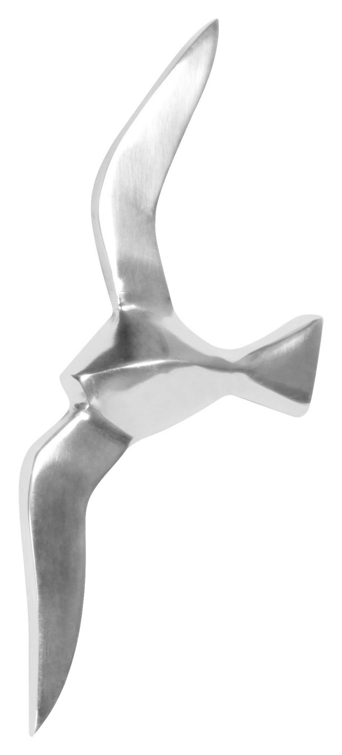 Wanddeko Wohnling Silberfarben - Silberfarben, MODERN, Metall (13/30/3cm) - MID.YOU