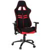 Gaming Stol League Pro I, Črna, Rdeča - rdeča/črna, Moderno, kovina/umetna masa (72/138/63cm) - MID.YOU