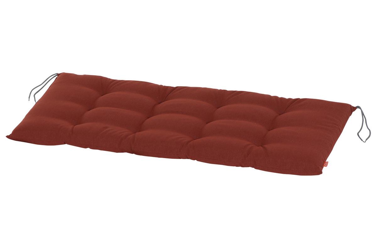 Siena Garden Bankauflage Terracotta - Terracotta, KONVENTIONELL, Textil (48/6/120cm) - Siena Garden