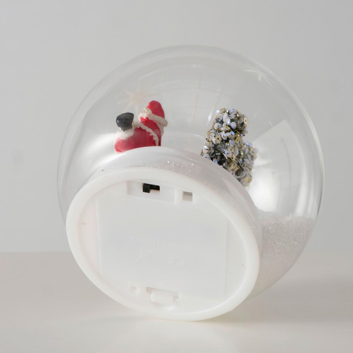 Schneekugel Froho I Multicolor Ø ca. 12cm - Multicolor, Basics, Glas/Kunststoff (12/11cm) - Mömax