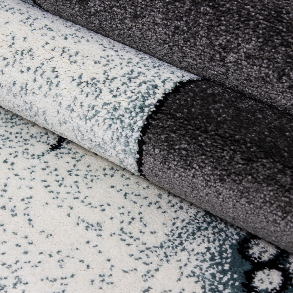 Kinderteppich Kids Blau/Grau/Weiß ca. 80x150cm - Blau/Weiß, Trend, Textil (80/150cm) - Ben'n'jen