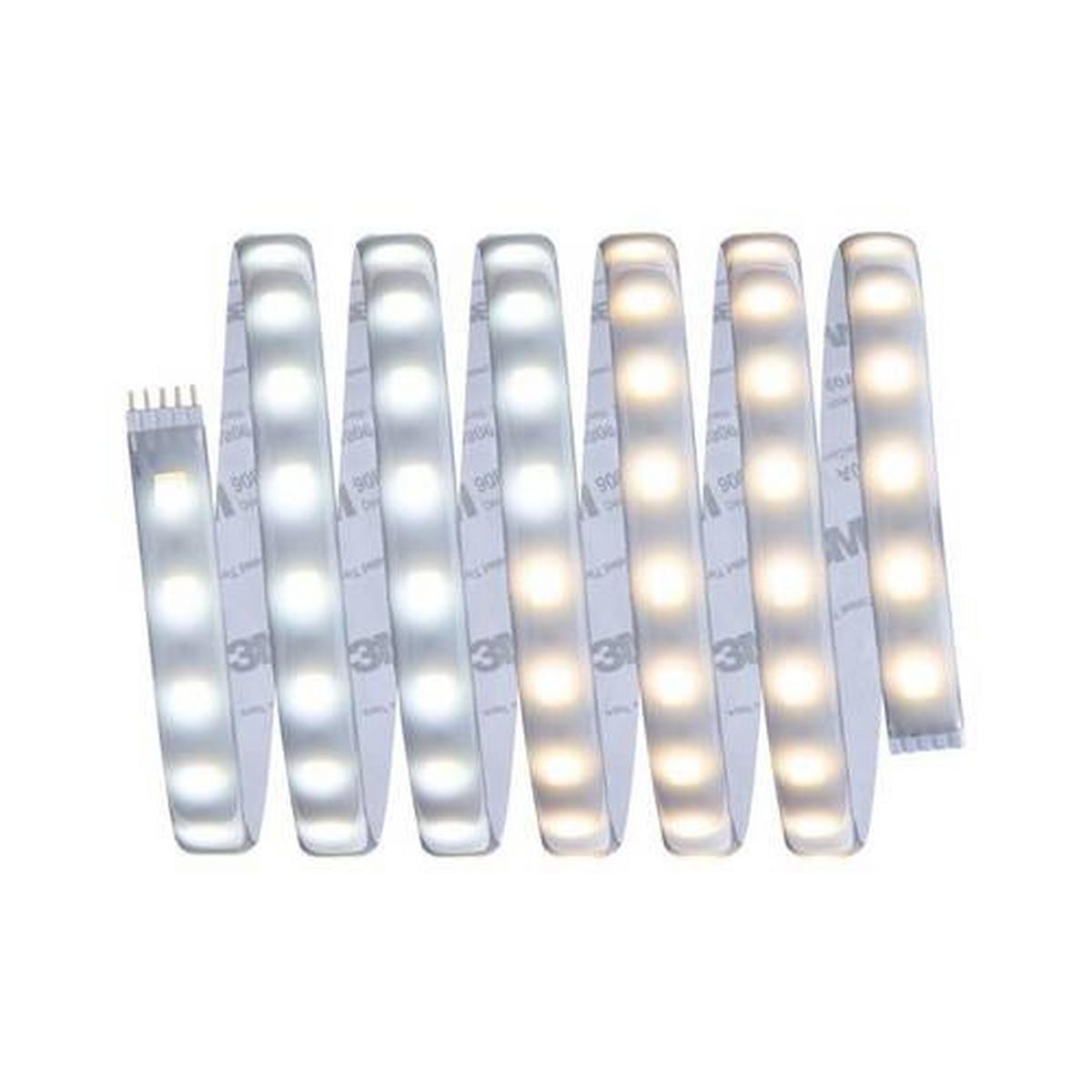 LED-Strip 70550 in Silberfarben max. 16 Watt - Silberfarben, Basics, Kunststoff (250,0cm) - Paulmann