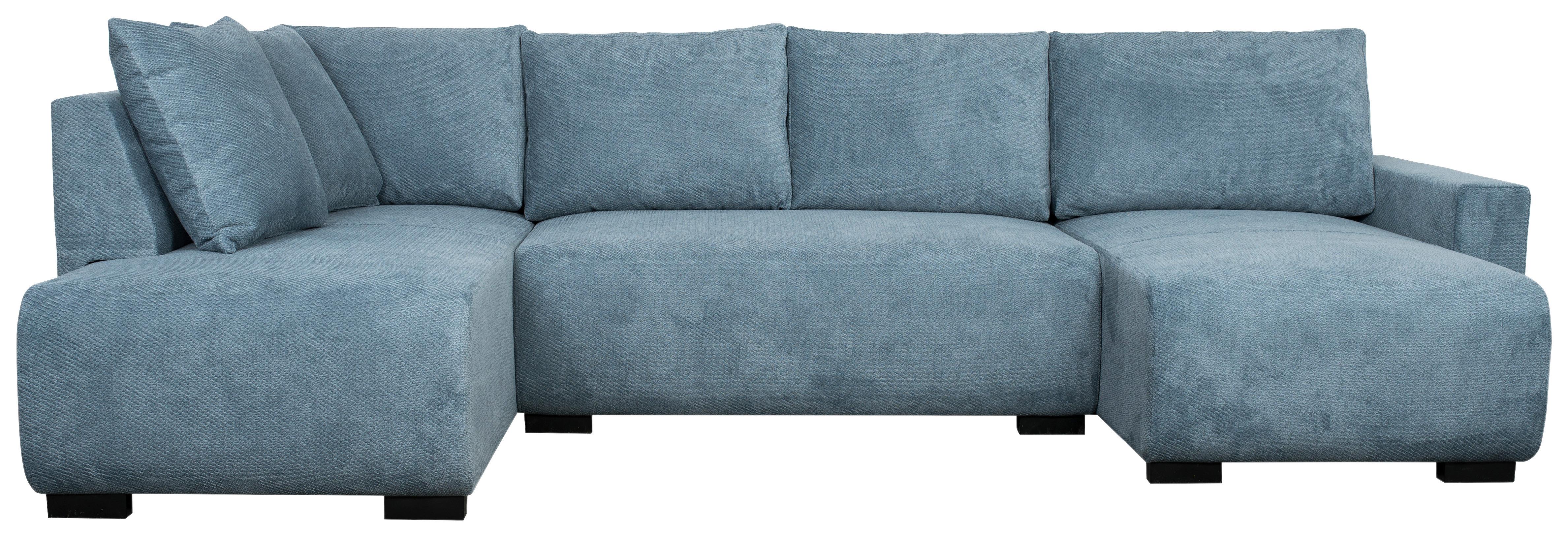 Canapea modulara VERONICE - albastru, Trend, textil (171/313/141cm)