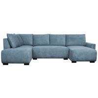 Canapea modulara VERONICE - albastru, Trend, textil (171/313/141cm)
