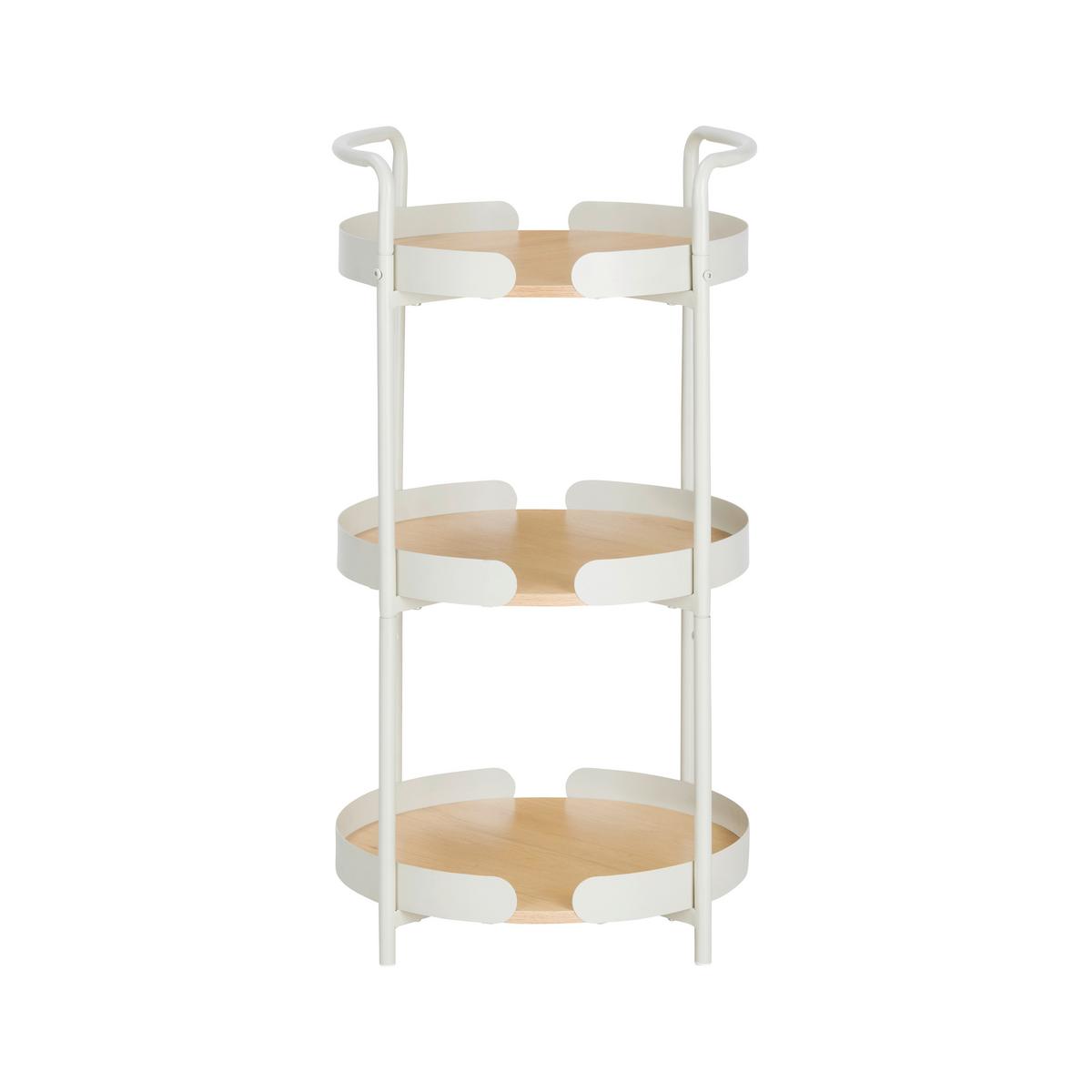 Bruce Kolica Za Serviranje - kašmir/boje hrasta, Moderno, drvni materijal/metal (44/80/44cm) - Modern Living