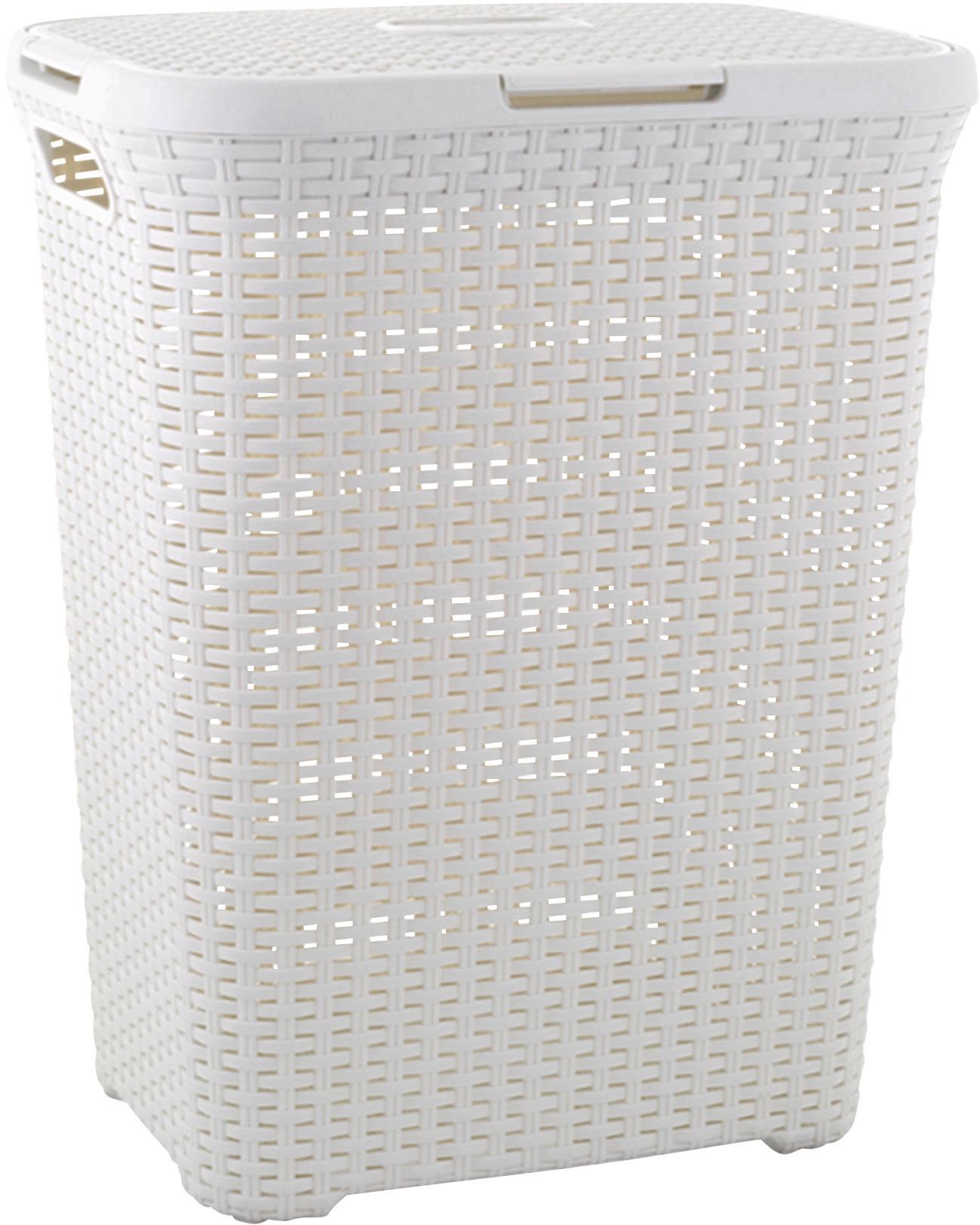 Szennyestartó Űrtartalom: Kb. 60l - krém, Konventionell, műanyag (34,1/61,5/44,8cm) - Curver