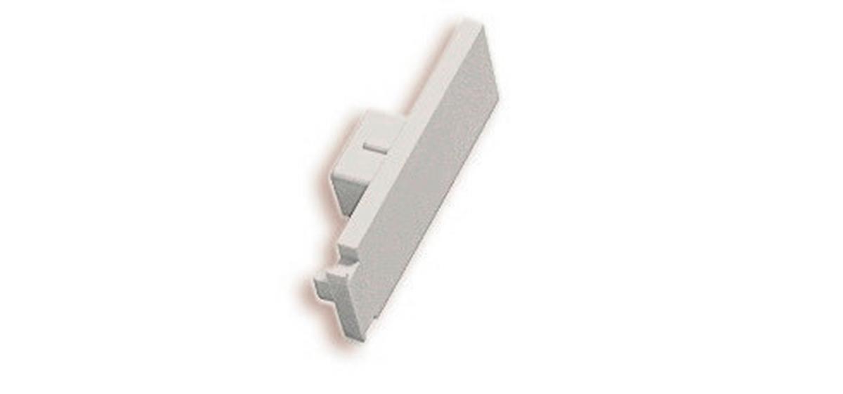 Végzáró 2db 5cm - fehér, műanyag (5cm)