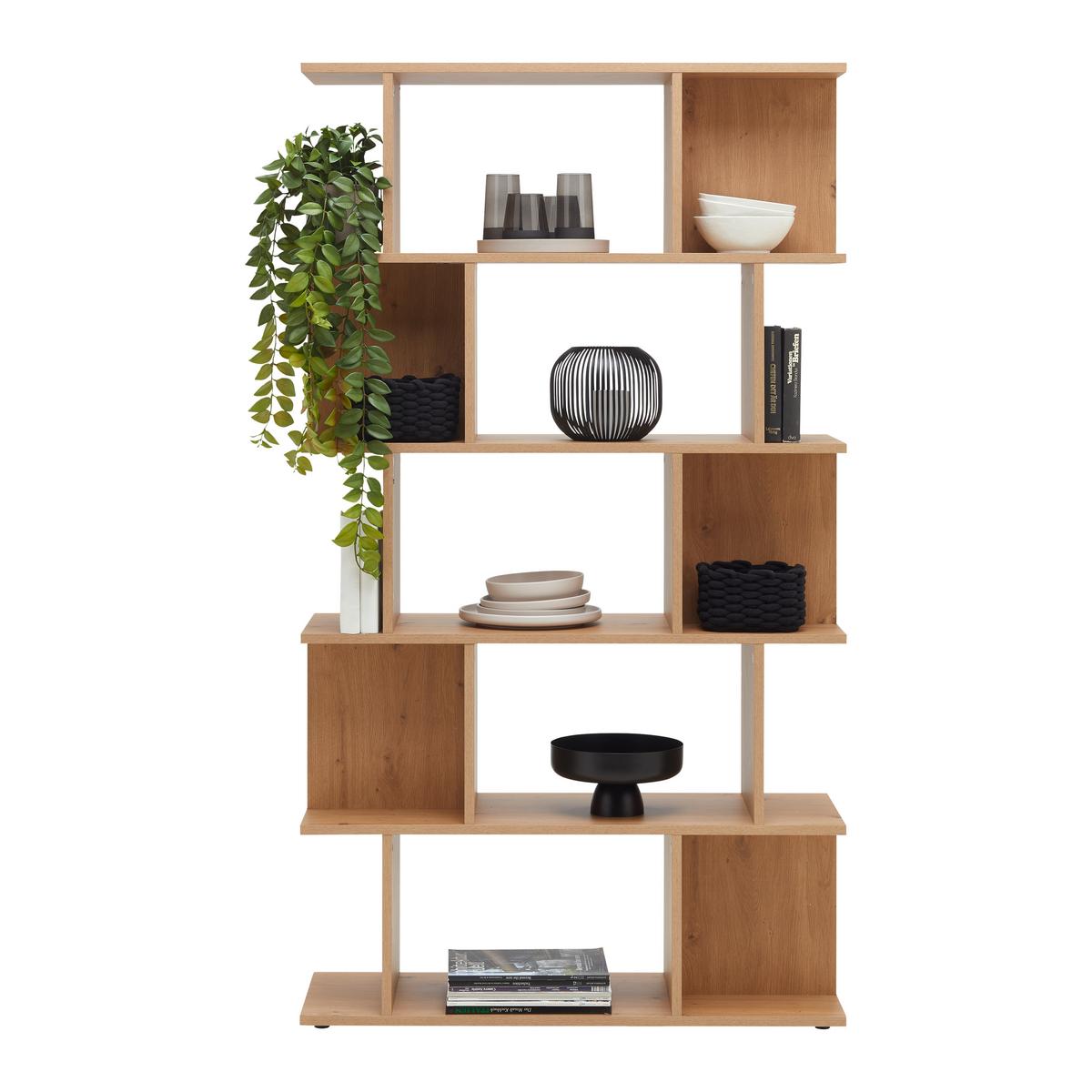 Regal Pizzo Naturfarben - Naturfarben, Modern, Holzwerkstoff (100/177/35cm) - Mömax