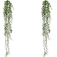 Kunstpflanze Hängepflanzen Dunkelgrün ca. 80cm - Dunkelgrün, Design, Kunststoff (80cm) - P & B