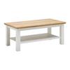 SOFFBORD KORSIKA -EXKLUSIV- - vit/ekfärgad, Romantik / Lanthus, trämaterial (110/45/60cm) - Mömax