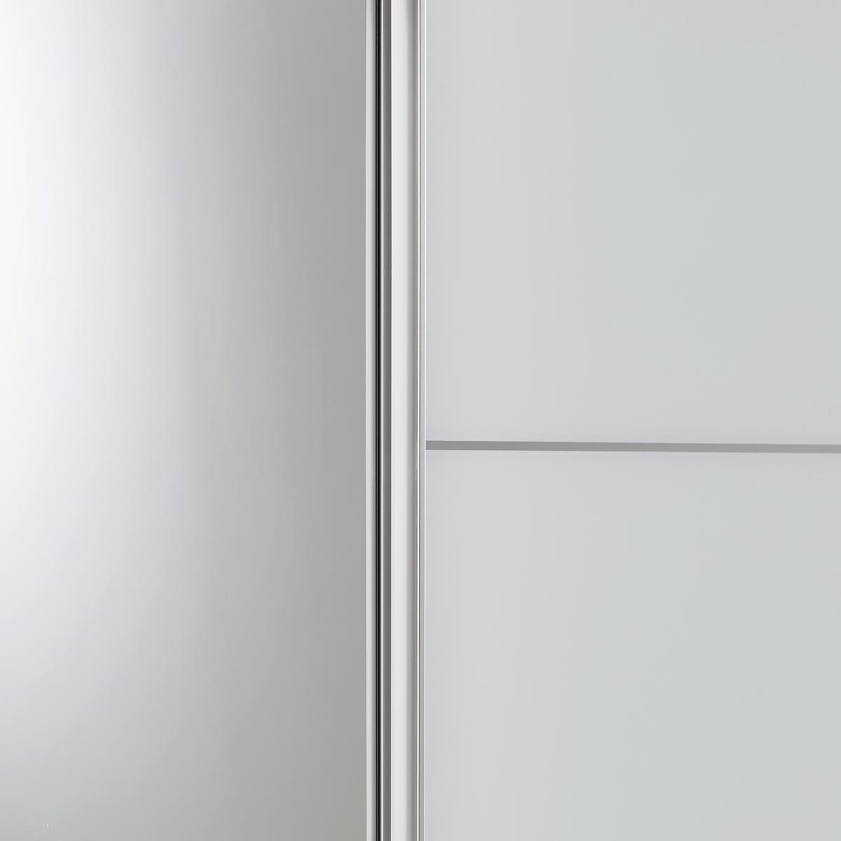 Schwebetürenschrank Sonate Como Grau - Chromfarben/Grau, Glas/Holzwerkstoff (298/240/68cm) - Premium Living