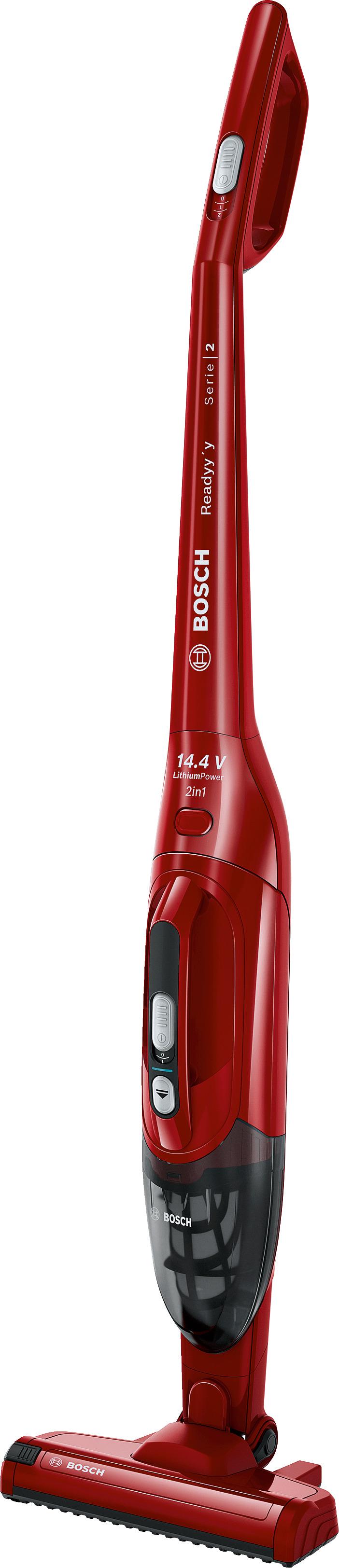 Vezetéknélküli Porszívó 2in1 Bosch BBHF214R - piros, műanyag/fém - Bosch