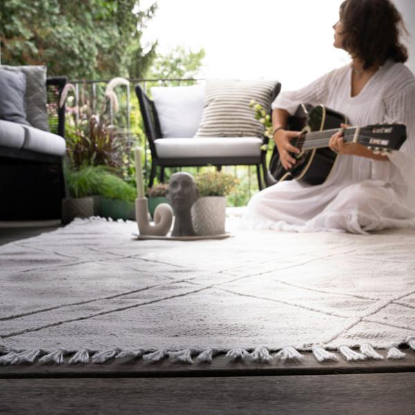 FLACHWEBETEPPICH MY DAKAR 365 - Creme, Basics, Textil (80/150cm)