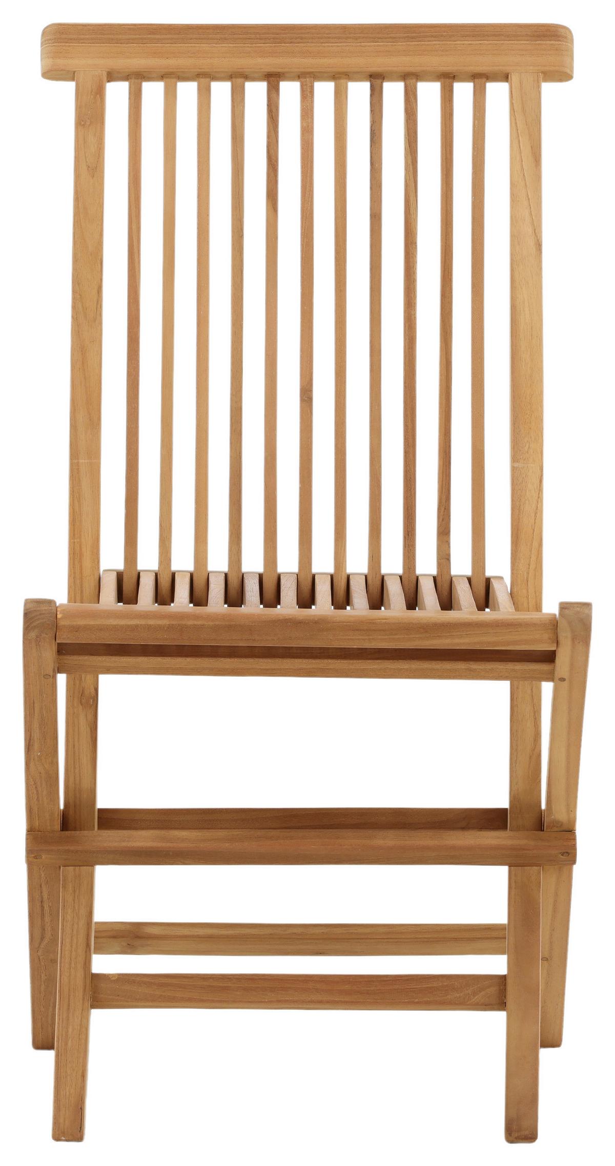 Klappstuhl 2er-Set KENYA - Teakfarben, KONVENTIONELL, Holz (47/89/62cm) - Gardenson