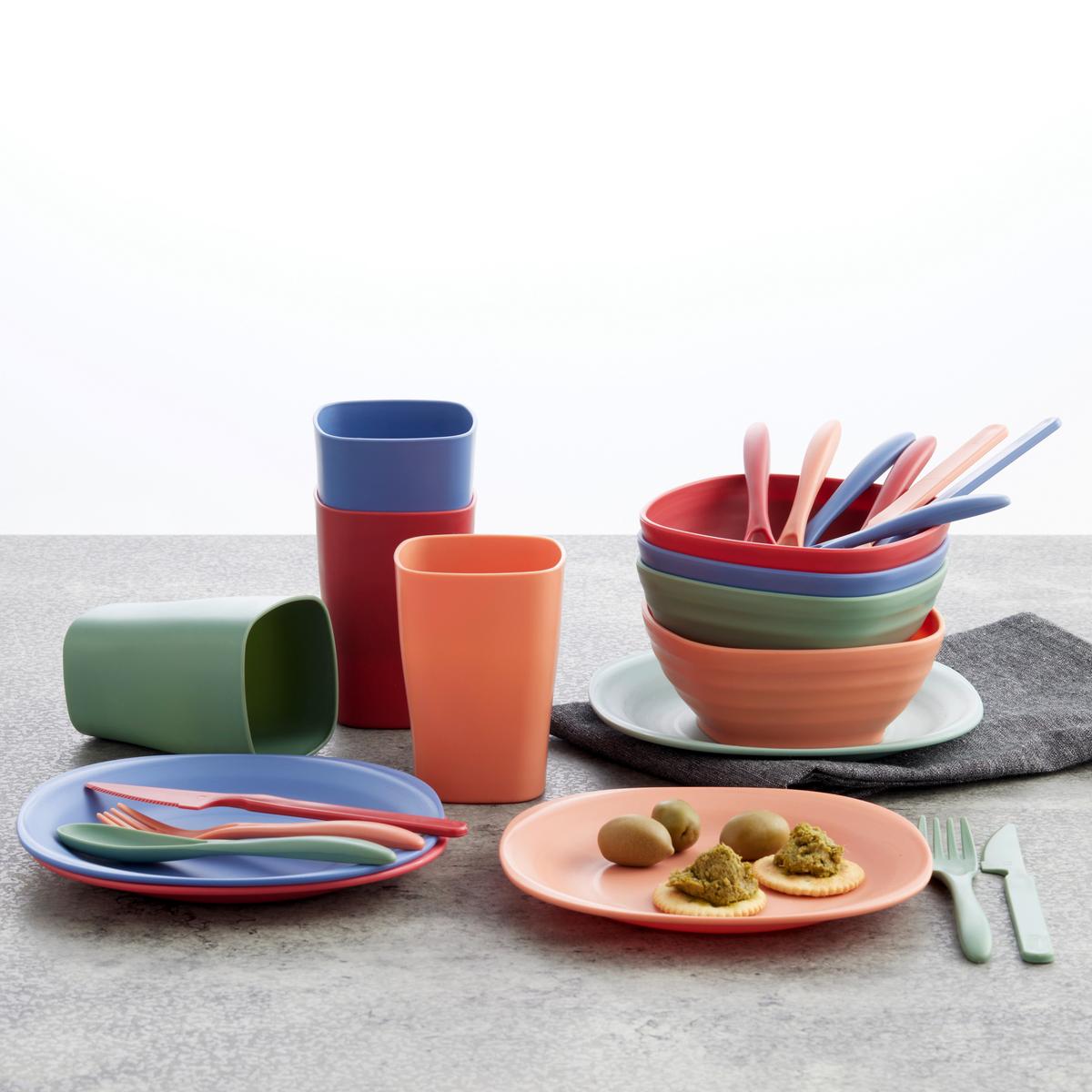 Set pentru picnic Pop Up Mushroom - multicolor, Lifestyle, plastic (18/26/14cm) - Mömax