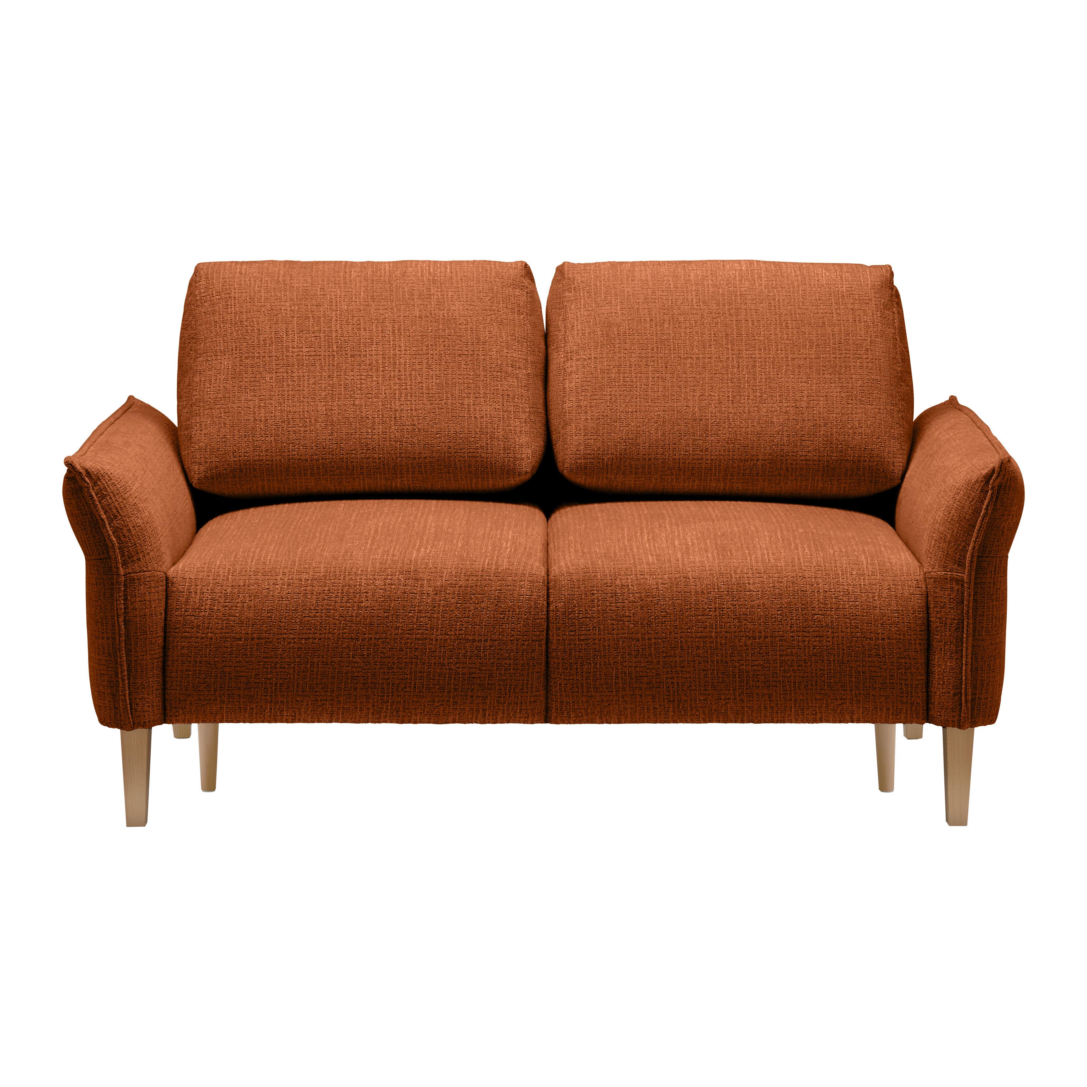 CANAPEA CU 2 LOCURI CUSTOM - teracotă/crem, Modern, textil (150/85/92cm) - Mömax