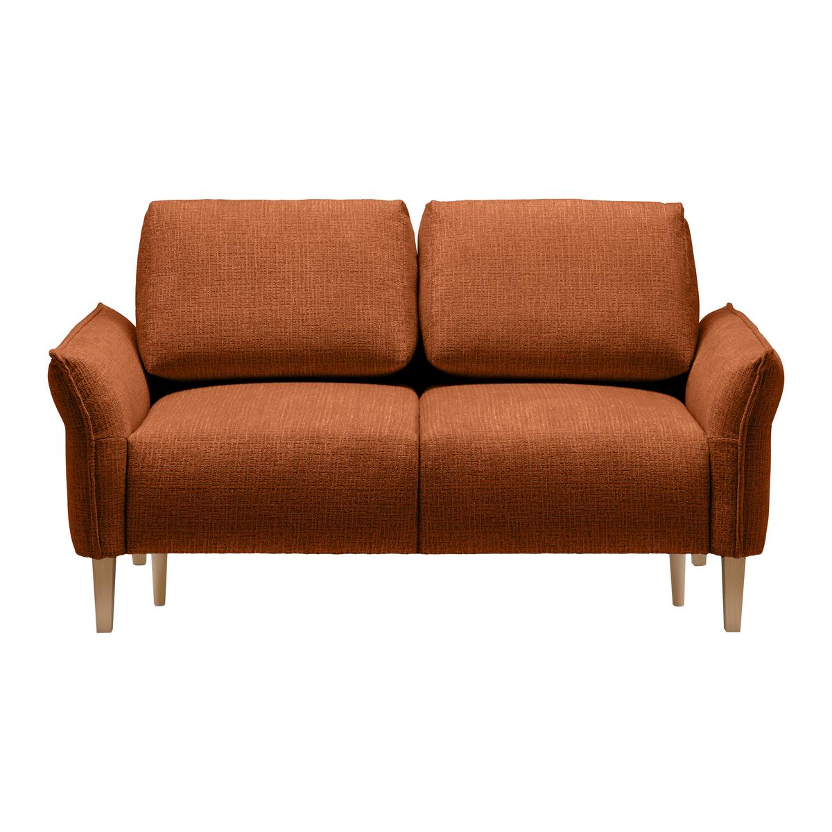 CANAPEA CU 2 LOCURI CUSTOM - teracotă/crem, Modern, textil (150/85/92cm) - Mömax