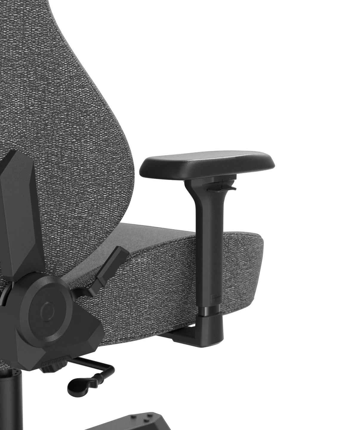 Gamingstuhl Tank Anthrazit/Schwarz - Anthrazit/Schwarz, MODERN, Textil/Metall (80/140/80cm) - Dxracer