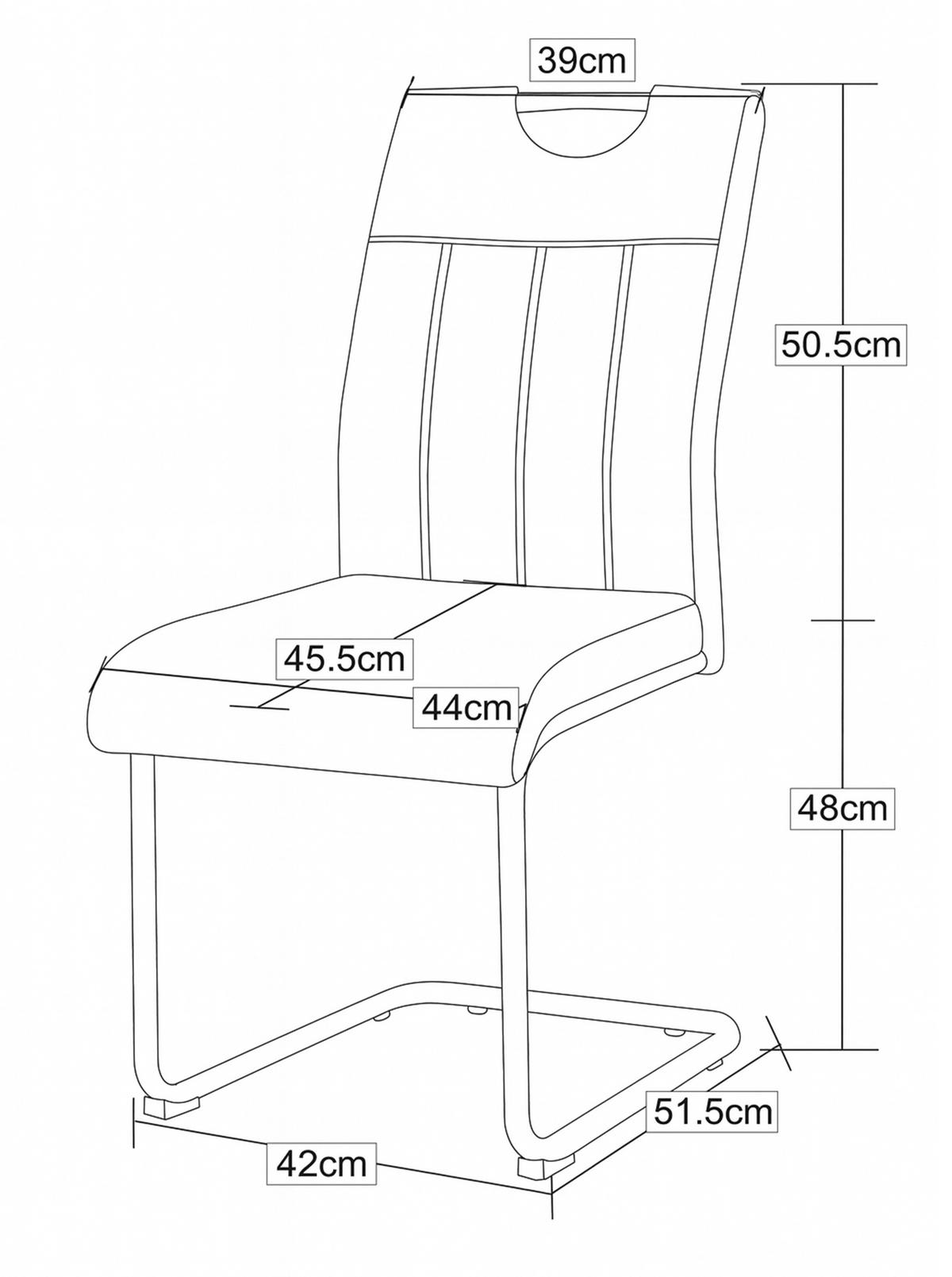 Set Nihajnih Stolov Lisa, Antracit, 2 Kos - črna/antracit, Moderno, kovina/tekstil (43/98/61cm) - MID.YOU