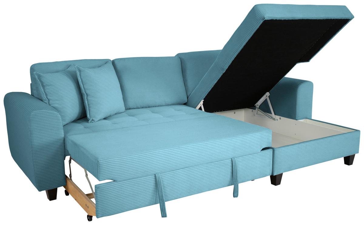 Coltar MORITZ - albastru deschis, Trend, textil (265/155cm) - Modern Living