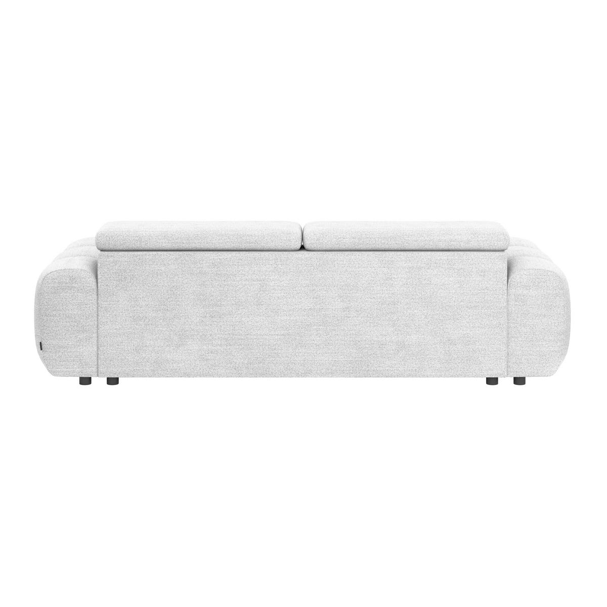 Velika Sofa Bull - sivo-bijela/crna, Design, tekstil/plastika (248/77-97/108cm) - Luca Bessoni
