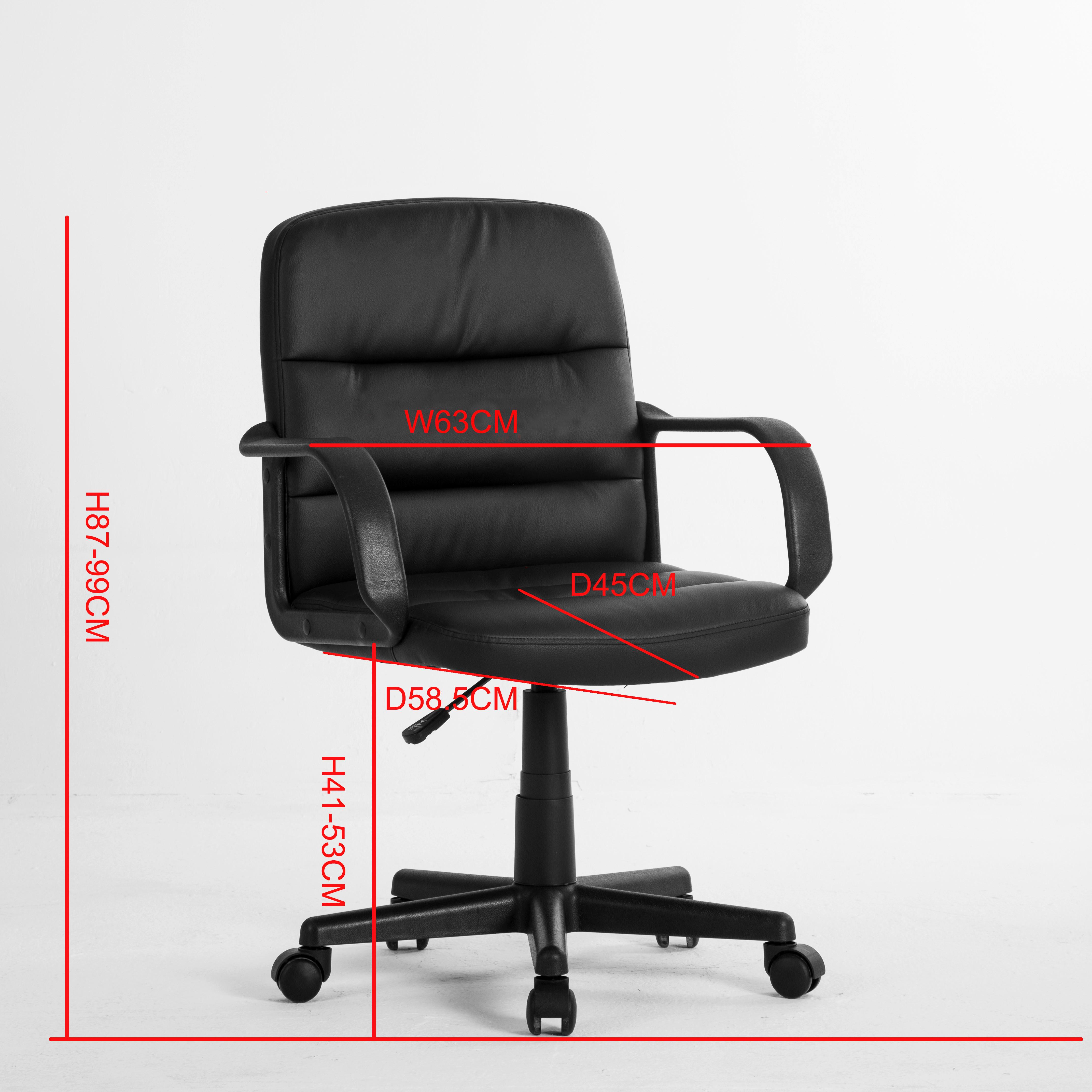 Uredska Stolica Nobi 3 - srebrne boje/crna, Moderno, tekstil/plastika (63/99/59cm) - Best Price