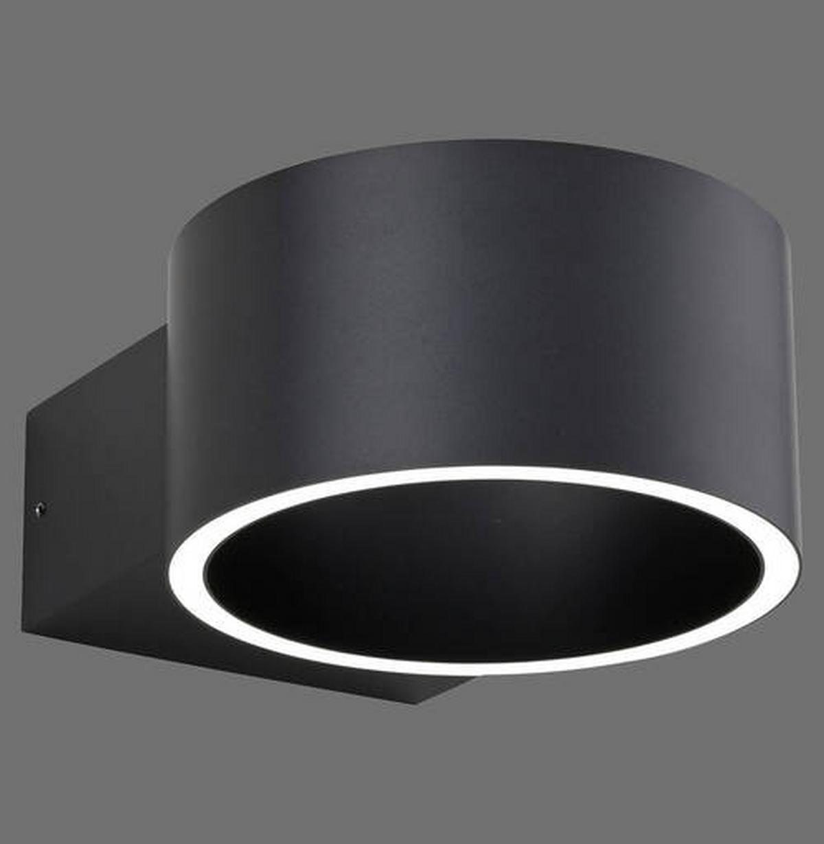 KINKIET LED 8561-15 PURE CLIPSE - szary, Design, tworzywo sztuczne/metal (18,5/15/8cm) - Neuhaus PURE