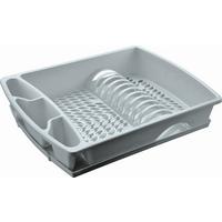 Geschirrabtropfkorb Manuela Hellgrau - Hellgrau, KONVENTIONELL, Kunststoff (47.5/37.5/9cm) - Mömax