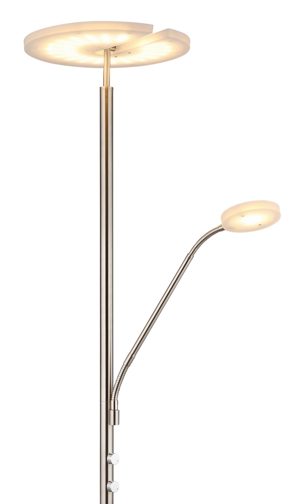 LED-DECKENFLUTER 59093N  STANFORD - Weiss/Schwarz, Design, Kunststoff/Metall (30/180cm) - Globo