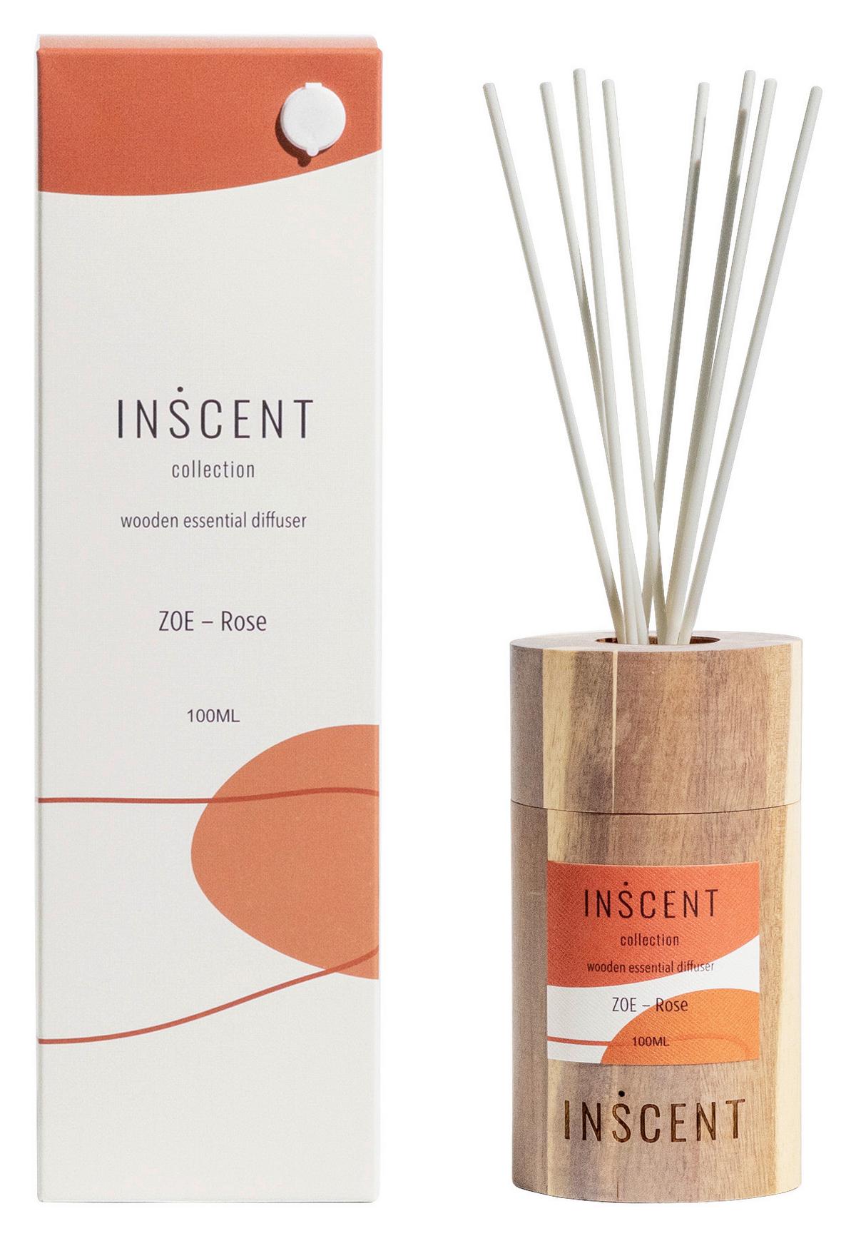 Diffuser Zoe diverse Düfte - Champagner/Pastellblau, MODERN, Glas/Holz (100ml) - Mömax