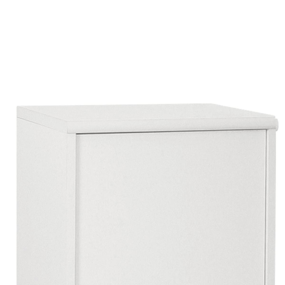 Aktenschrank "Serie 200", weiß - Weiß, Basics, Holzwerkstoff (39,3/110,9/34,5cm) - MID.YOU