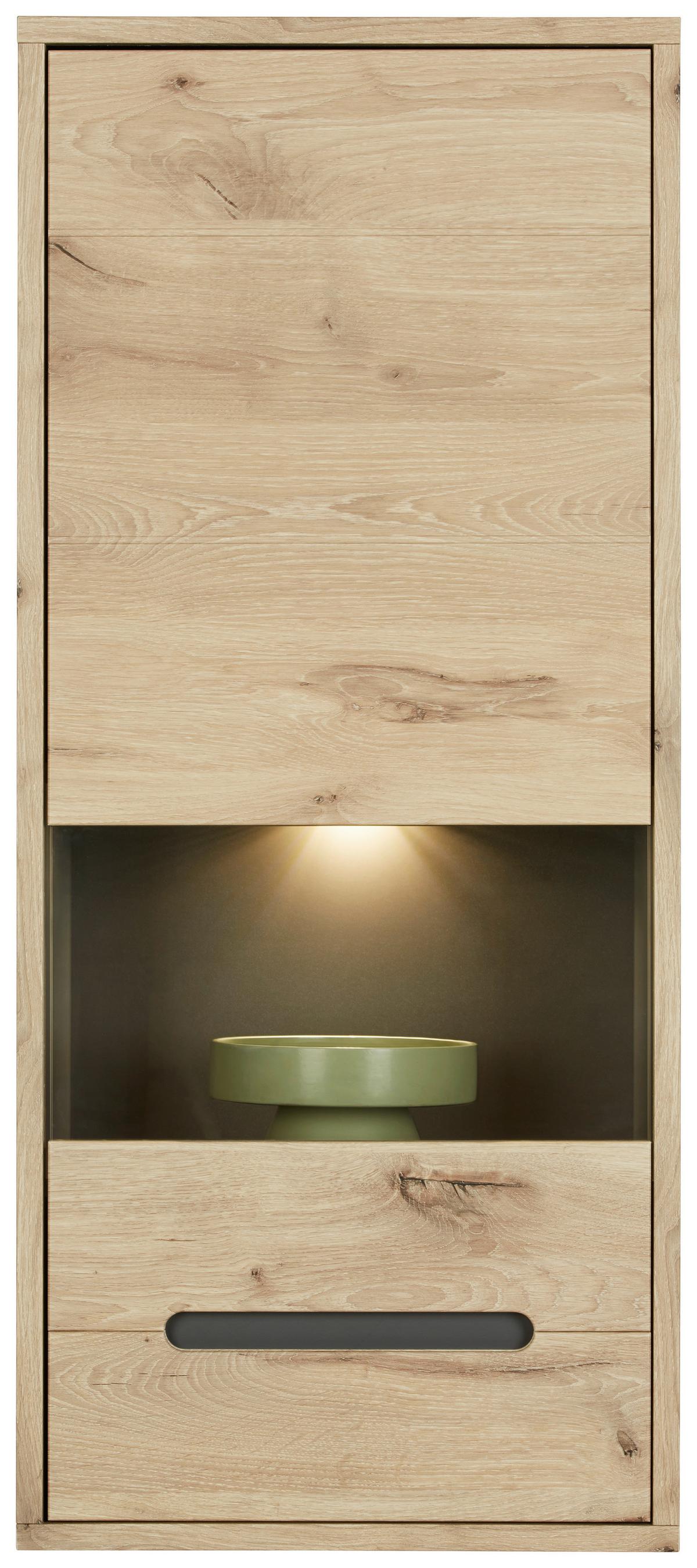 Fali Vitrin Bellano - Modern, faalapú anyag (55/126/38cm) - Mömax