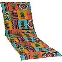 Liegenauflage Tijuana ca. 191x58 cm Kaktus - Gelb/Orange, Basics, Textil (191/58/8cm) - Gardenson