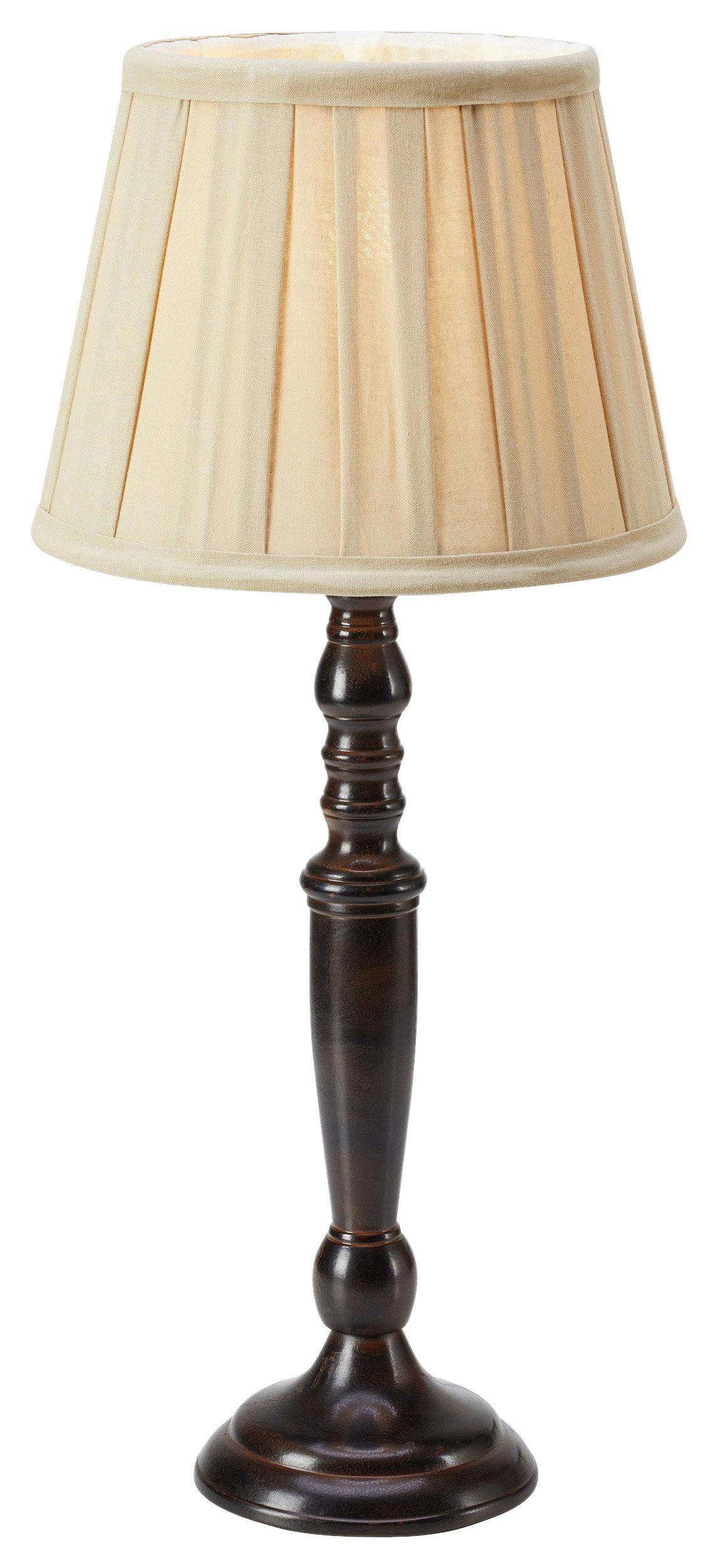 Tischleucht Chocolat max. 40 Watt - Dunkelbraun/Beige, Basics (20/20/46cm) - Markslöjd